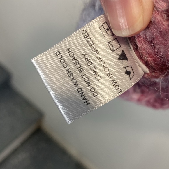 Arula Pink and Blue Crew Neck Sweater with Striped Pattern - Picture 8 of 8